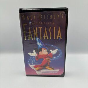 Walt Disneys Masterpiece Fantasia VHS 1991 Classic Animated Musical Restored